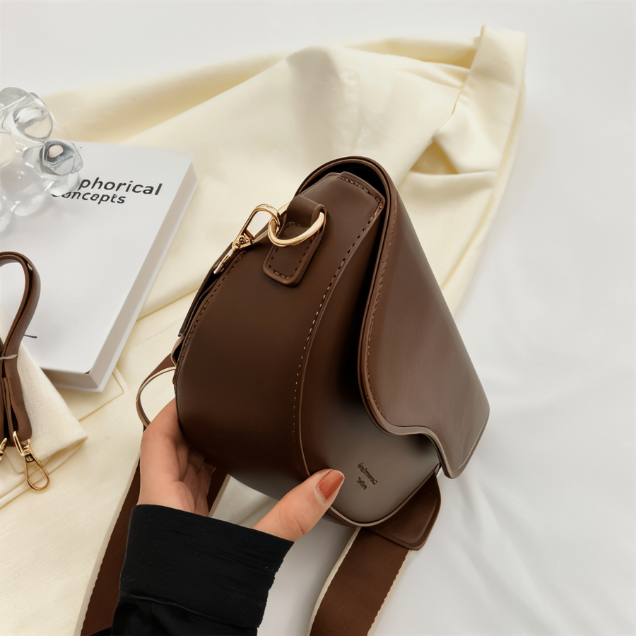Selinda Half Moon Flap Shoulder Bag