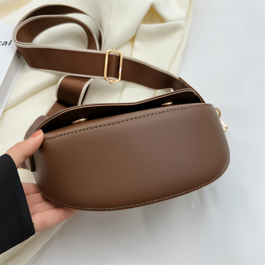 Selinda Half Moon Flap Shoulder Bag
