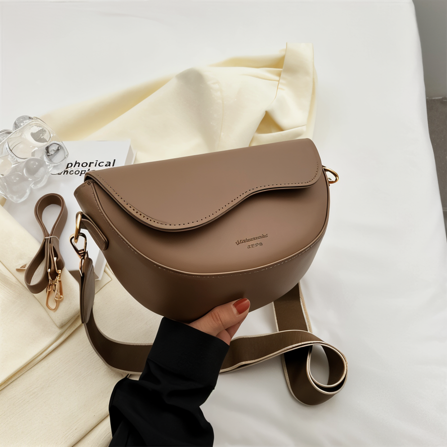 Selinda Half Moon Flap Shoulder Bag