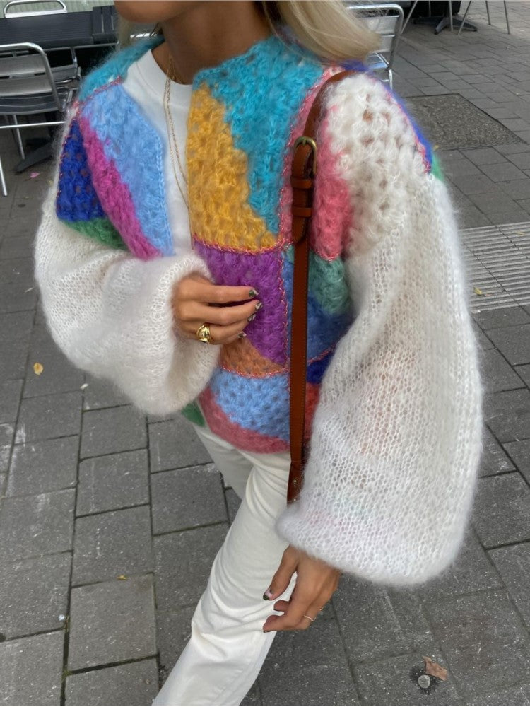 Isaline Colorful Knit Sweater