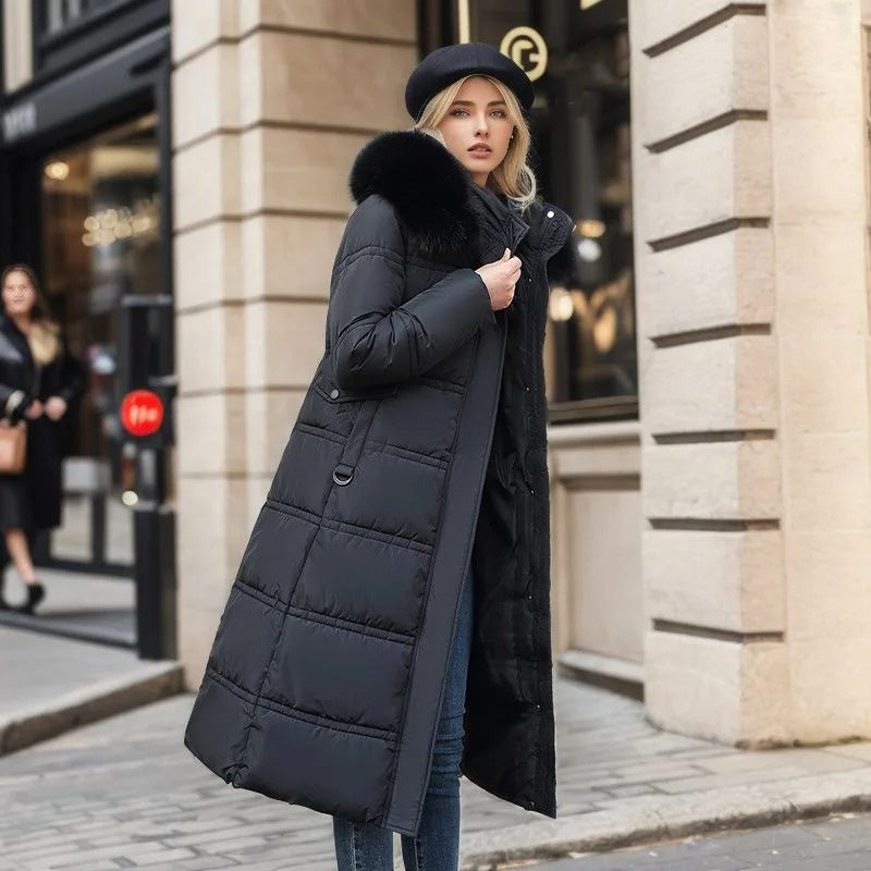 Carys Faux Fur Collar Winter Coat