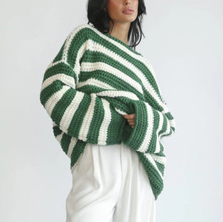 Freya - Knitted jumper - Classic stripes