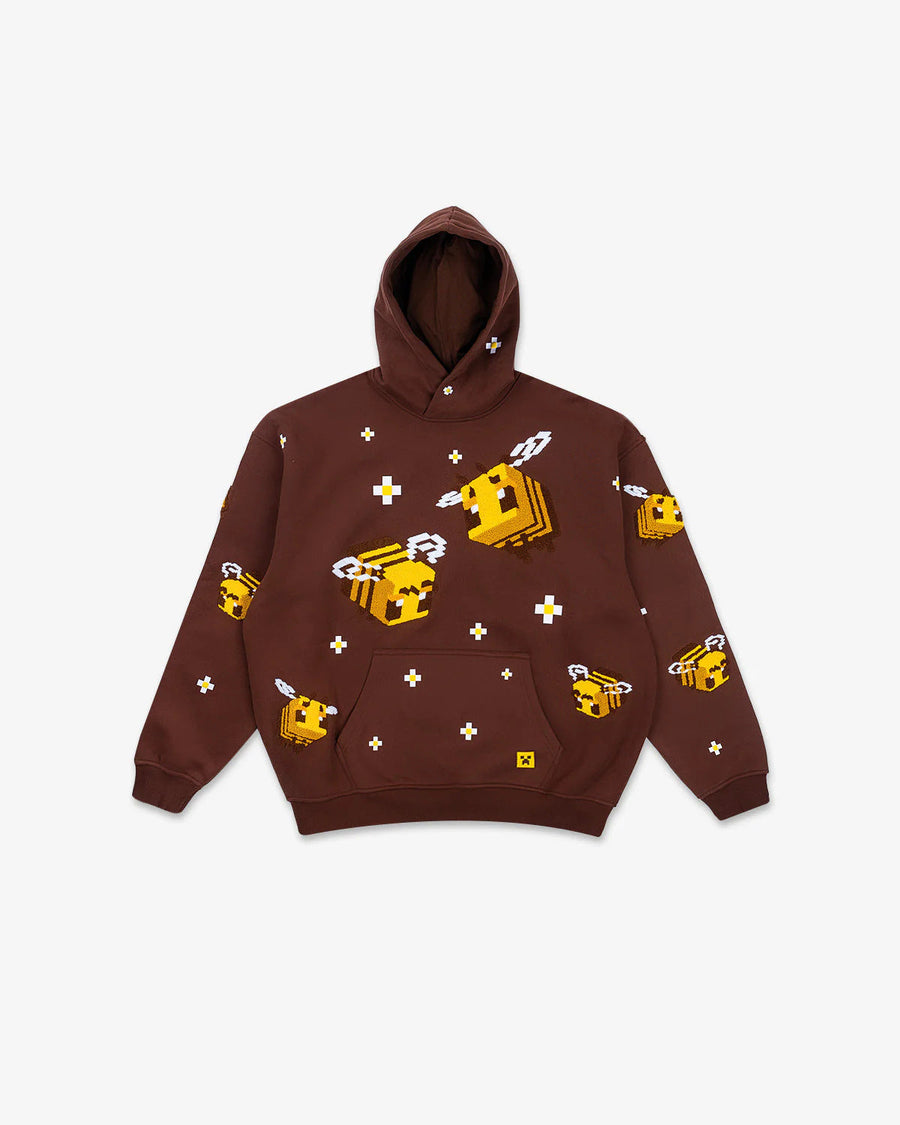 Insa Pixel Bee Graphic Hoodie