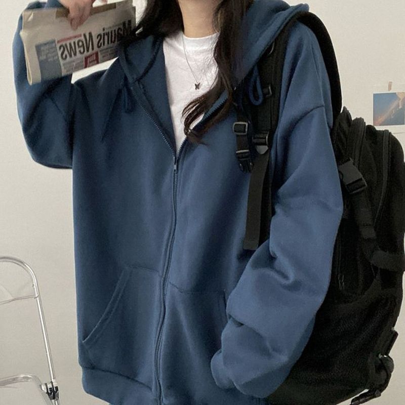 Evertje Oversized Hooded Baseball Jacket