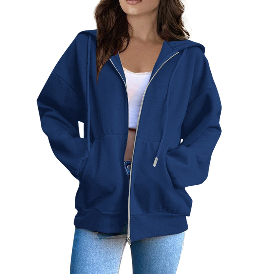 Evertje Oversized Hooded Baseball Jacket