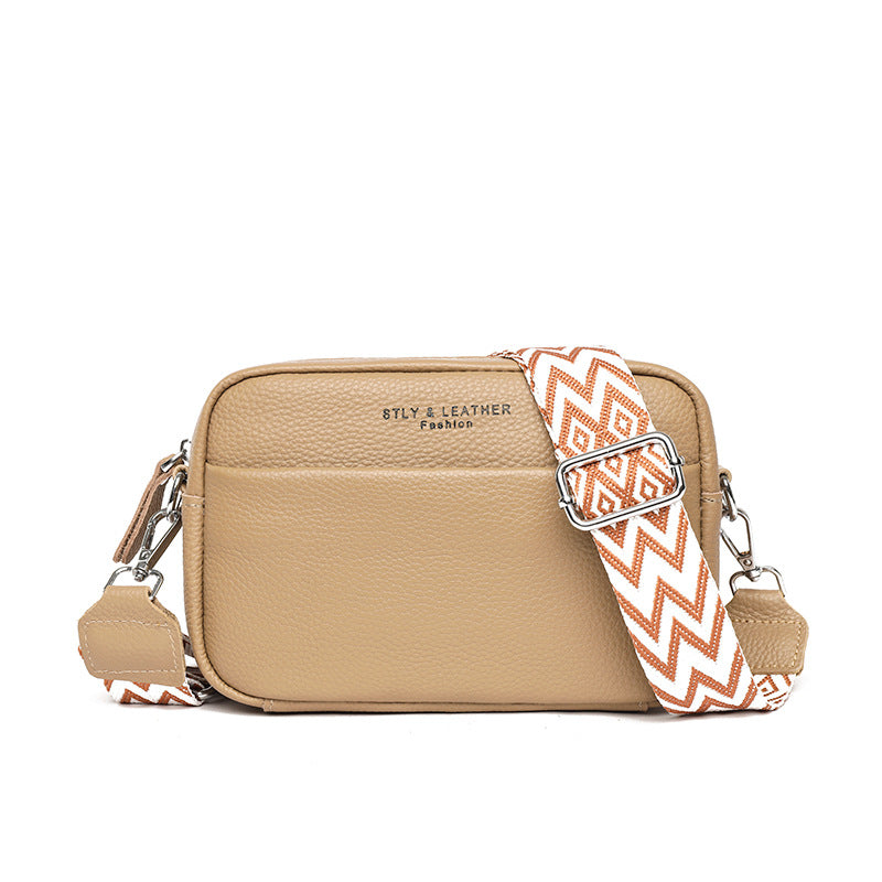 Ciara Small Crossbody Bag with Zigzag Strap