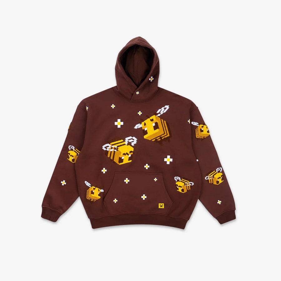 Adalgisa Knit Pixel Bee Hoodie