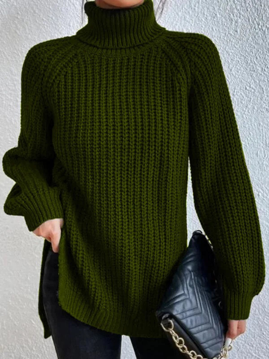 Maaike Cozy Knit Turtleneck Sweater