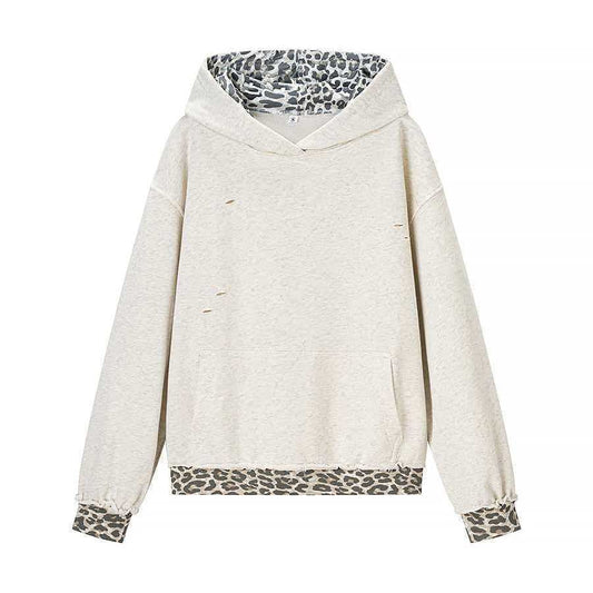 Sorrel Leopard Lined Hoodie