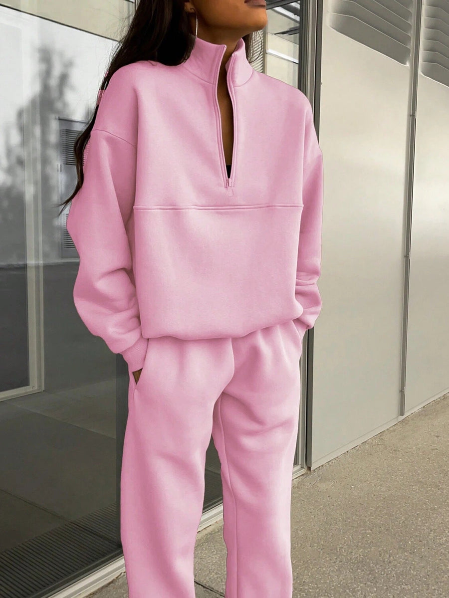 Melisande Oversized Half Zip Pullover