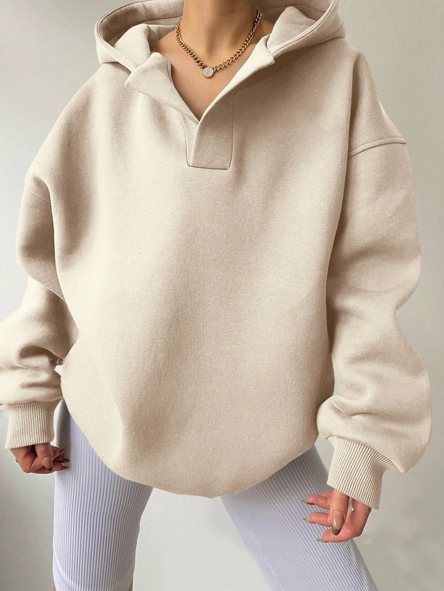 Katell Oversized Statement Collar Hoodie