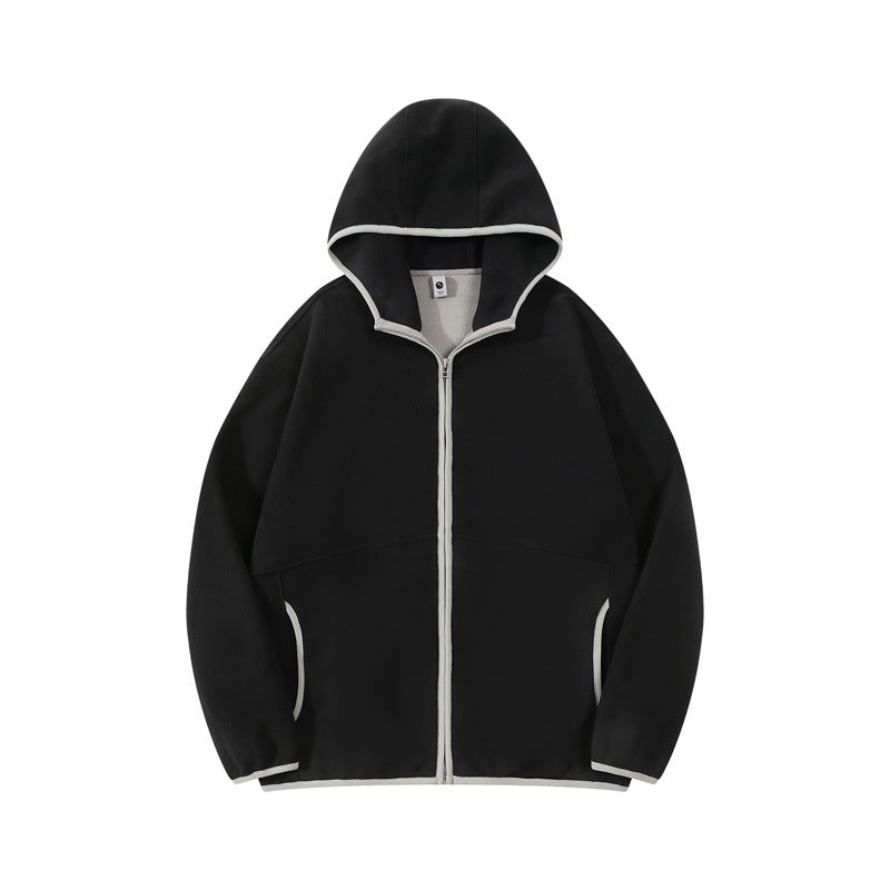 Edina Contrast Trim Zip Hoodie