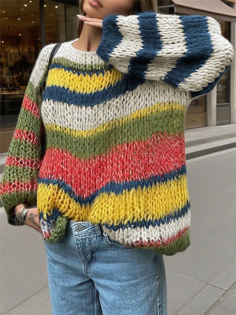 Marisol Striped Open Front Jacket