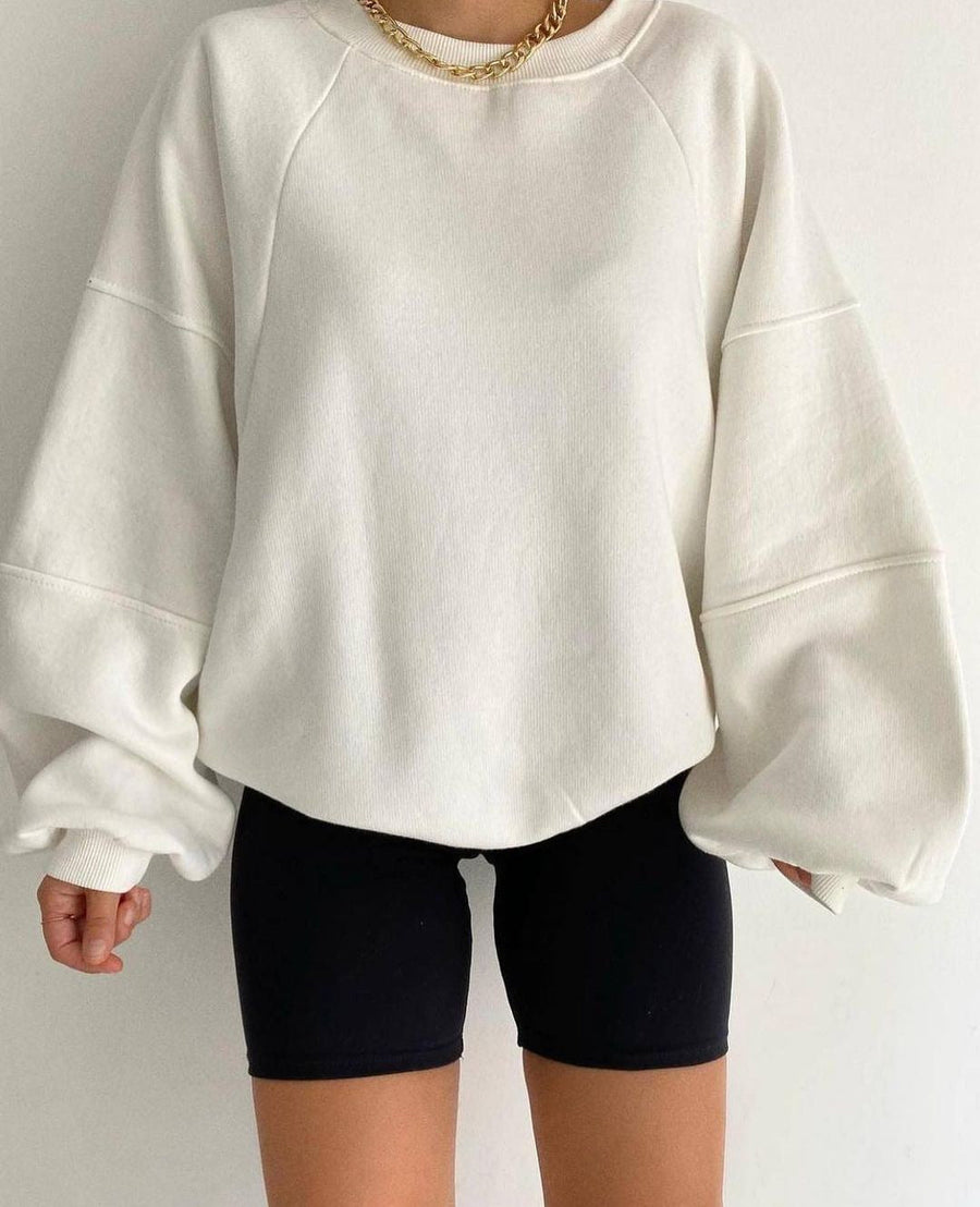Jessamy Oversized Balloon Sleeve Sweatshirt
