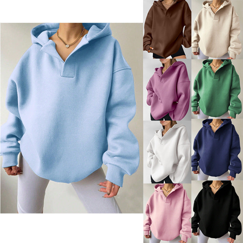 Katell Oversized Statement Collar Hoodie