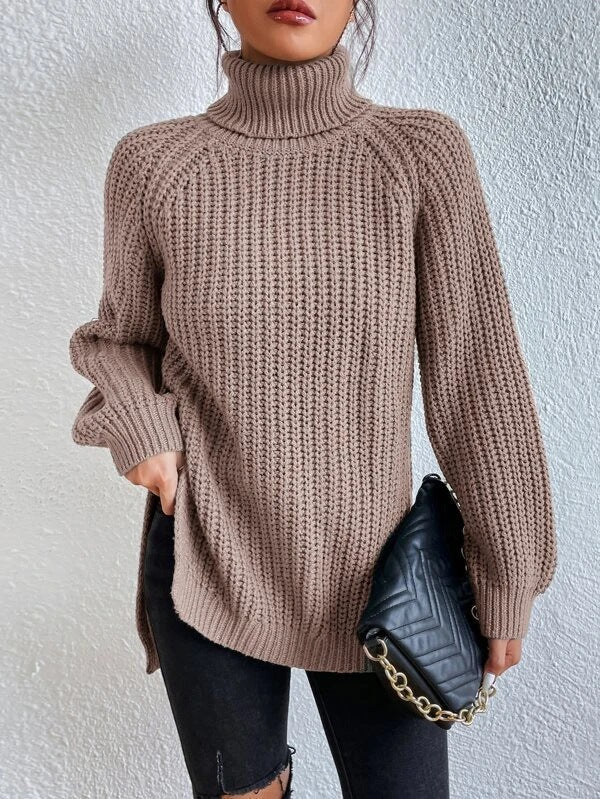 Maaike Cozy Knit Turtleneck Sweater