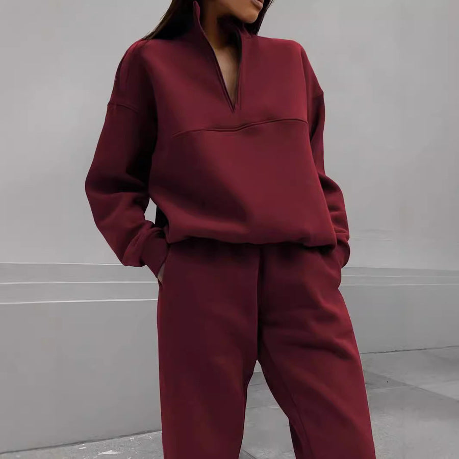 Melisande Oversized Half Zip Pullover