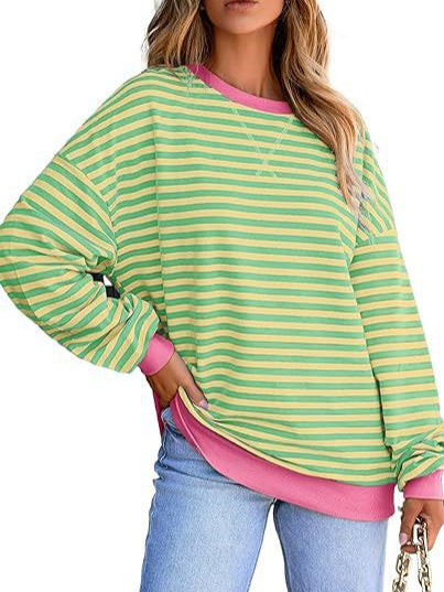 Lisette Colorful Striped Sweatshirt