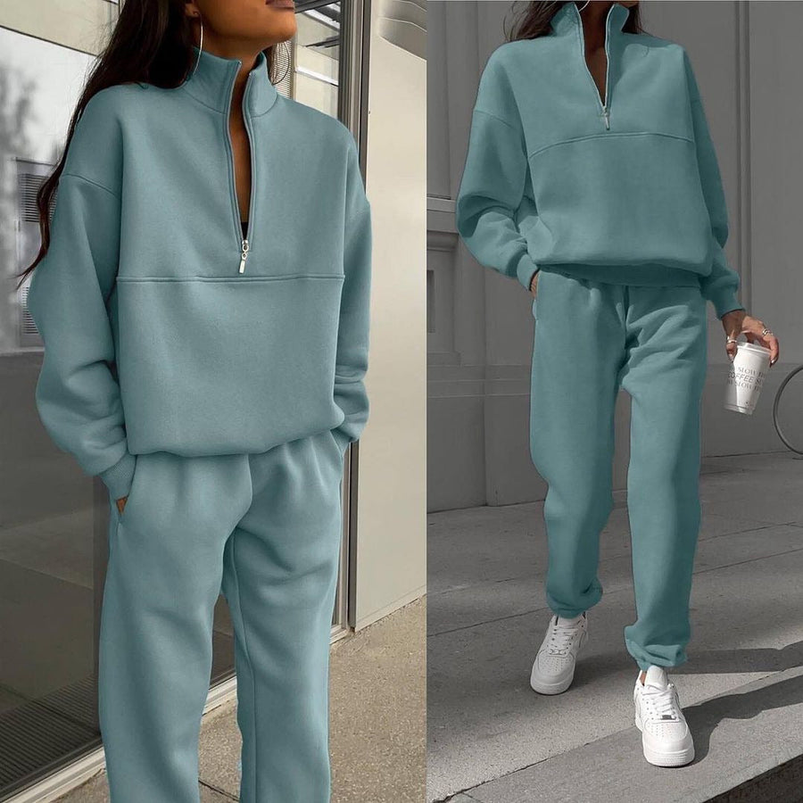 Melisande Oversized Half Zip Pullover