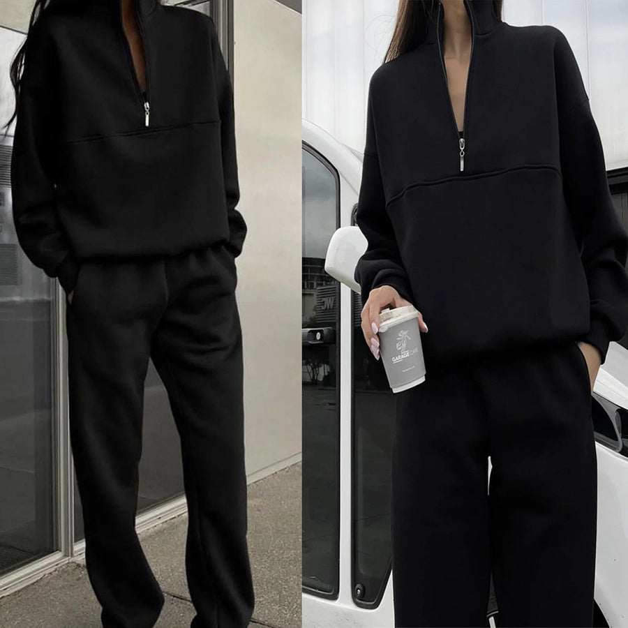 Melisande Oversized Half Zip Pullover