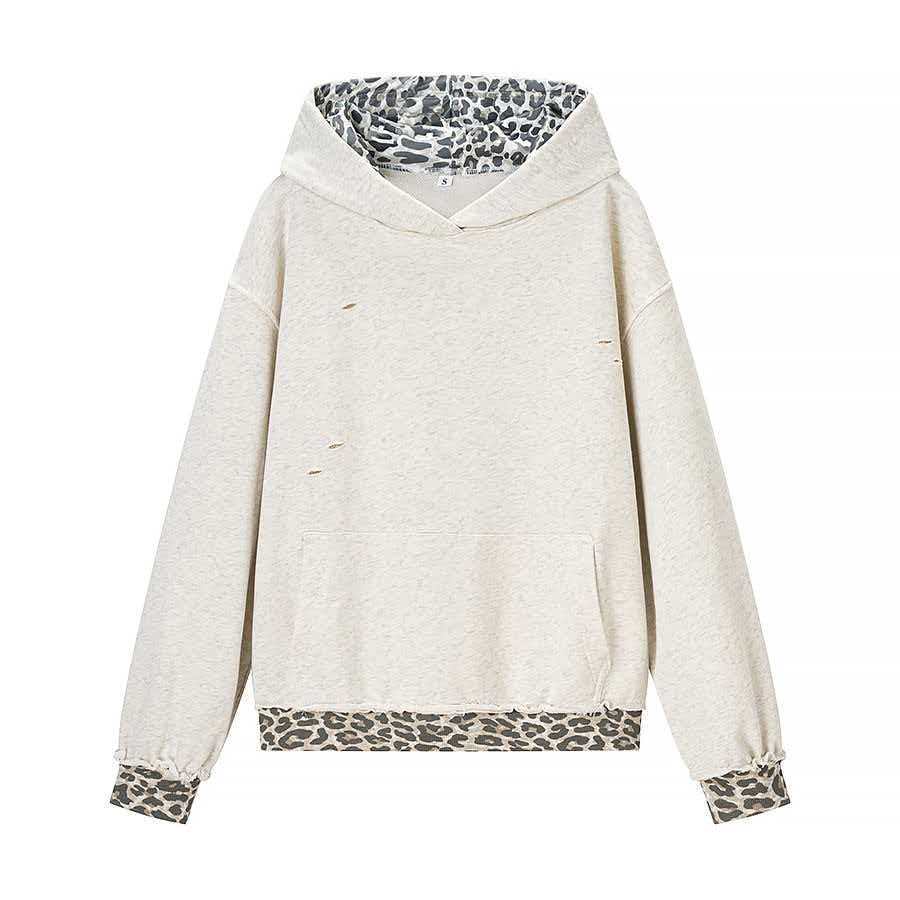 Sorrel Leopard Lined Hoodie
