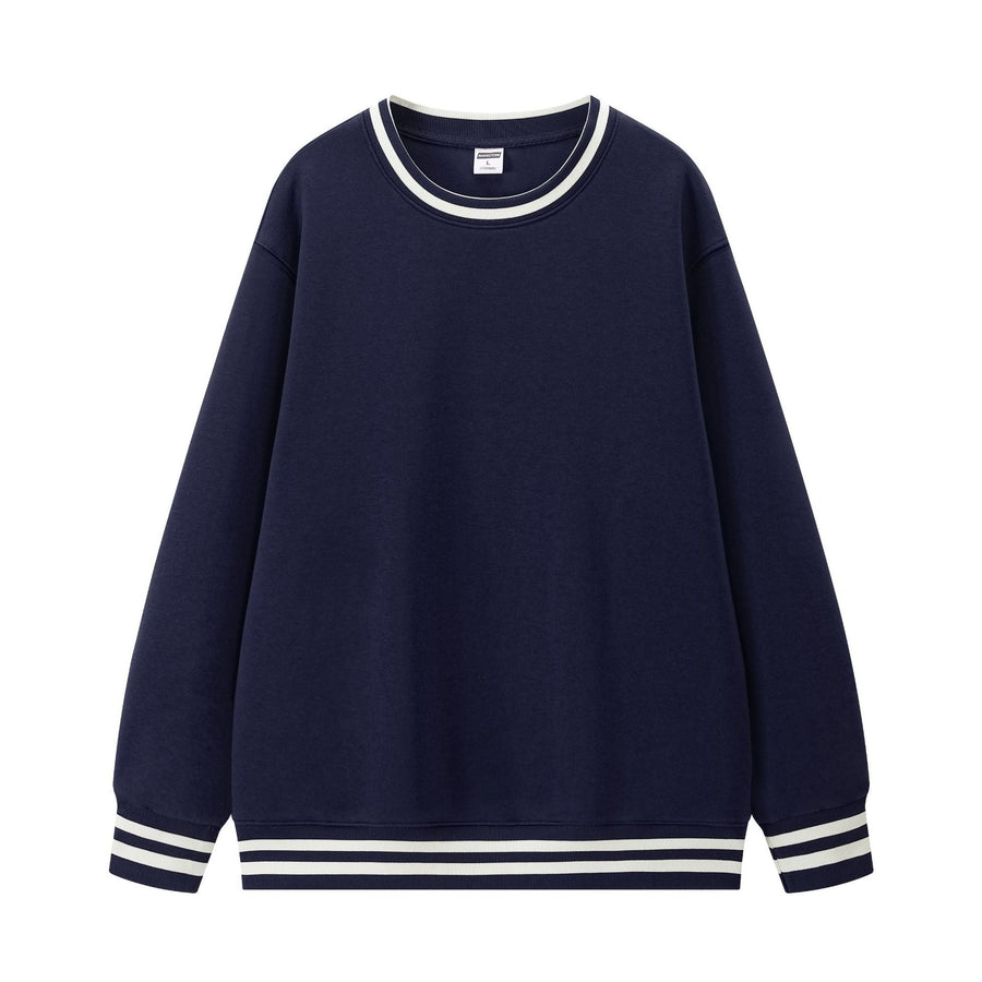 Verity Sporty Striped Sleeve Sweatshirt