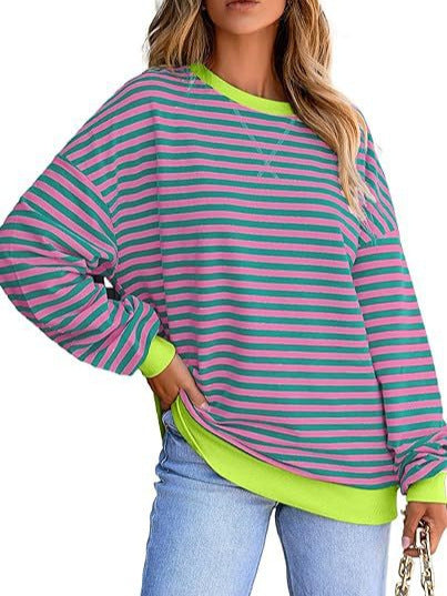 Lisette Colorful Striped Sweatshirt