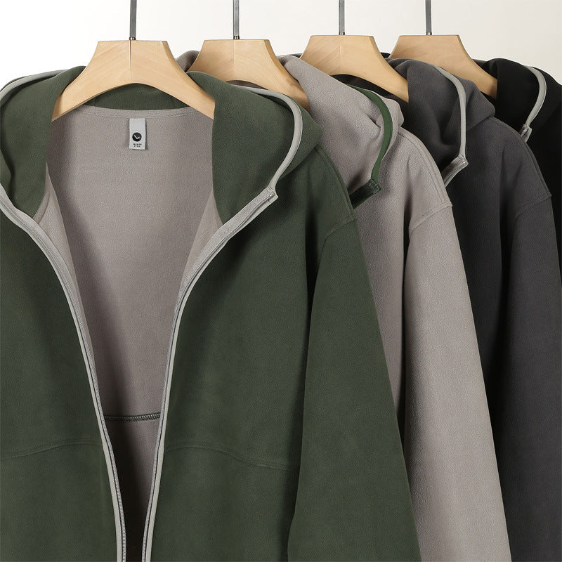 Edina Contrast Trim Zip Hoodie