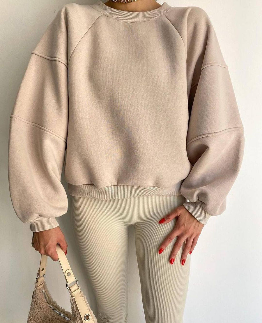 Jessamy Oversized Balloon Sleeve Sweatshirt