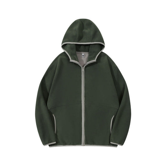 Edina Contrast Trim Zip Hoodie