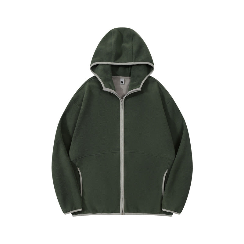 Edina Contrast Trim Zip Hoodie