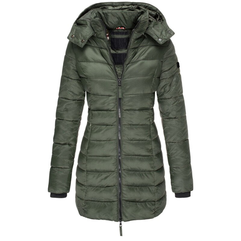 Jenny Fitted Hooded Puffer Jacket