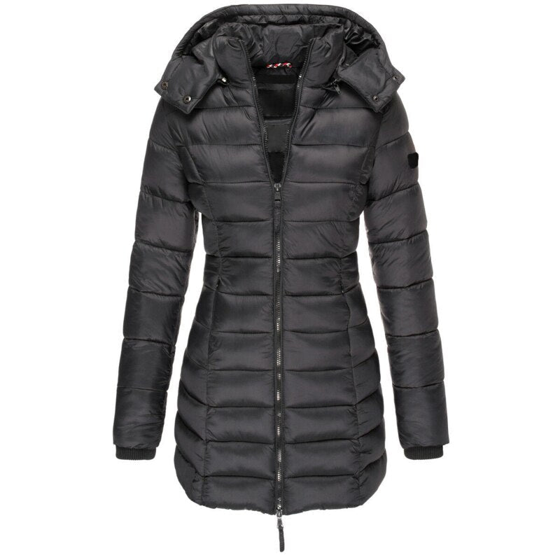 Jenny Fitted Hooded Puffer Jacket