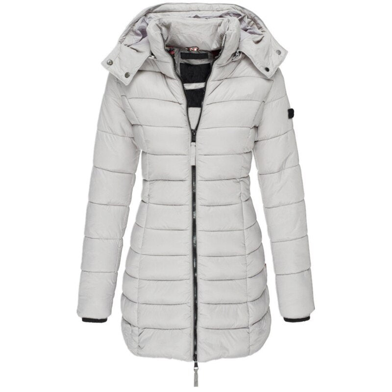 Jenny Fitted Hooded Puffer Jacket