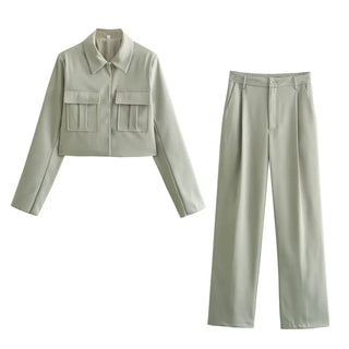 Kehlani - Cropped jacket & trousers - Elegant casual set