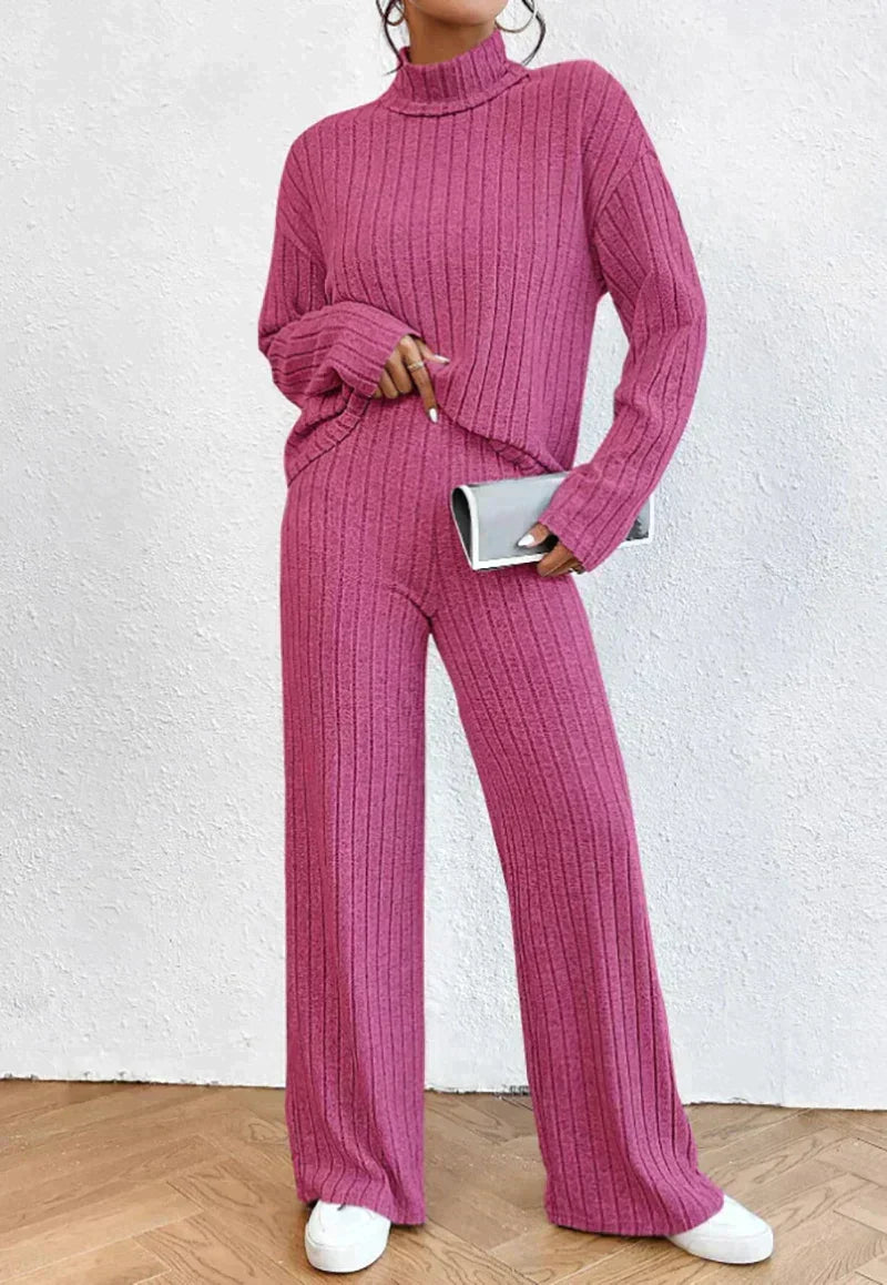 Noor Knit Turtleneck and Pants Set