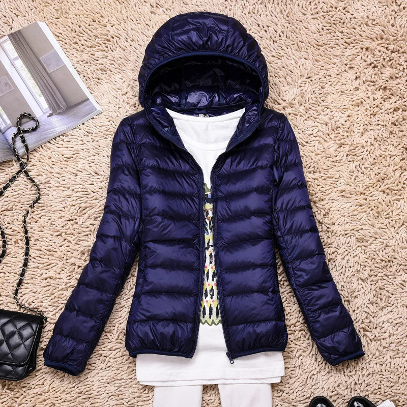Ingeborg Ultralight Packable Hooded Puffer Jacket