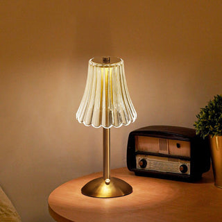 Pharos - Golden crystal table lamp