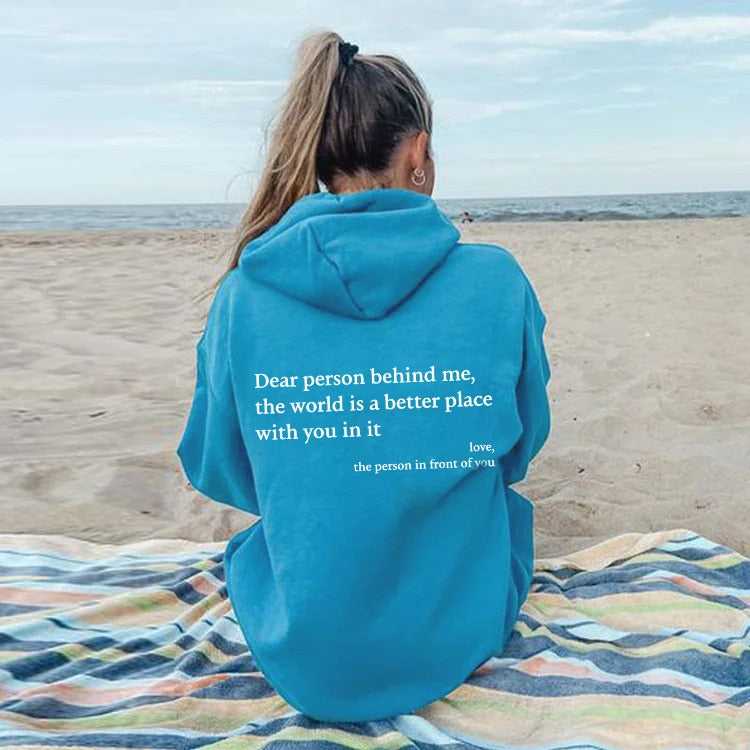 Melisa Dear Person Behind Me Hoodie