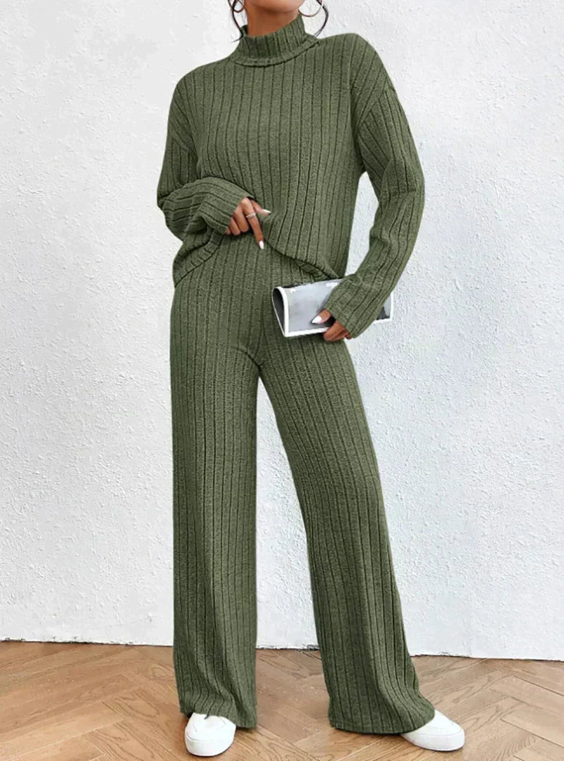 Noor Knit Turtleneck and Pants Set