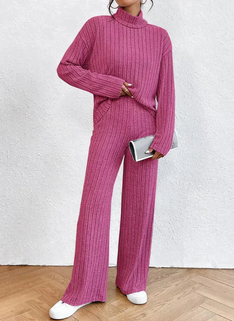 Noor Knit Turtleneck and Pants Set