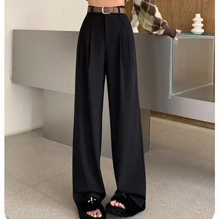 Aimie - Wide-leg trousers - Classic high waist