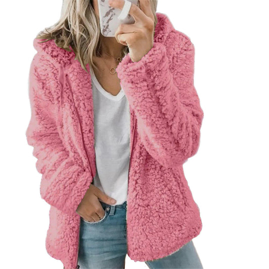 Fabienne Sherpa Zip Coat