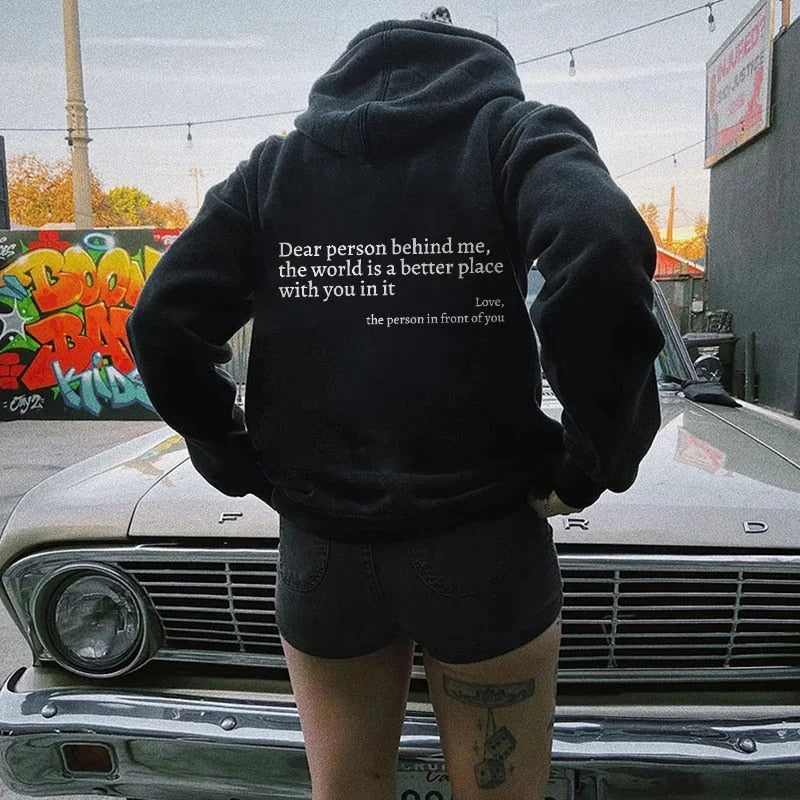 Melisa Dear Person Behind Me Hoodie