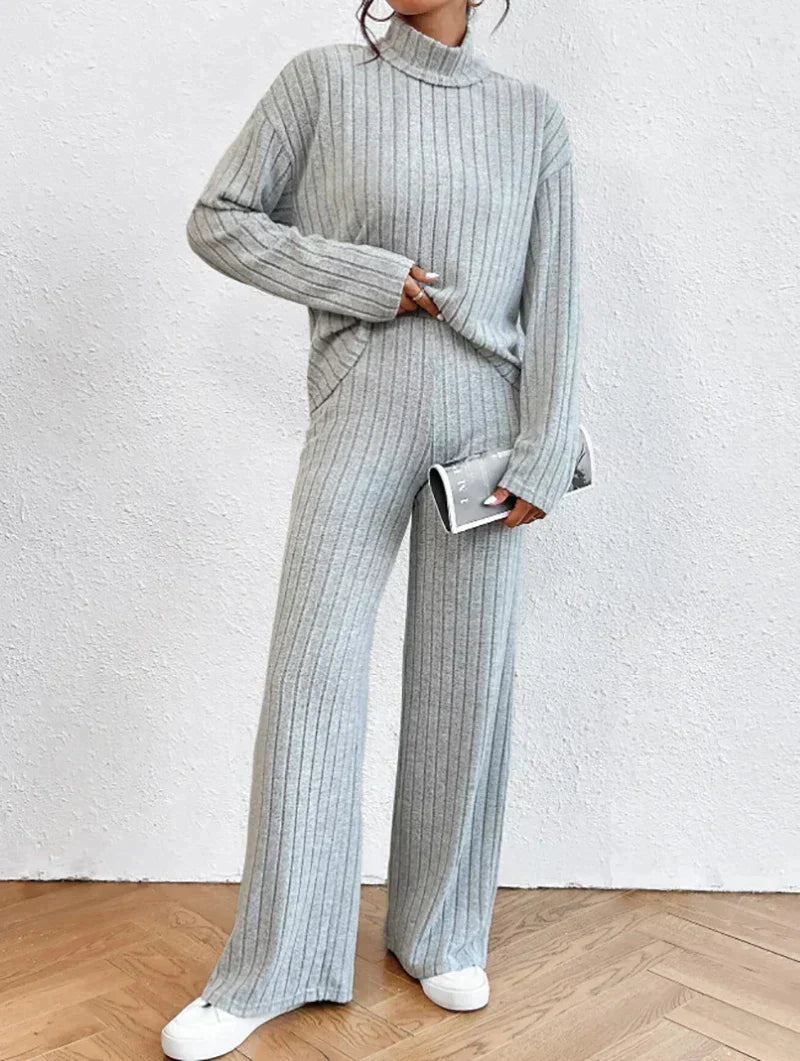 Noor Knit Turtleneck and Pants Set