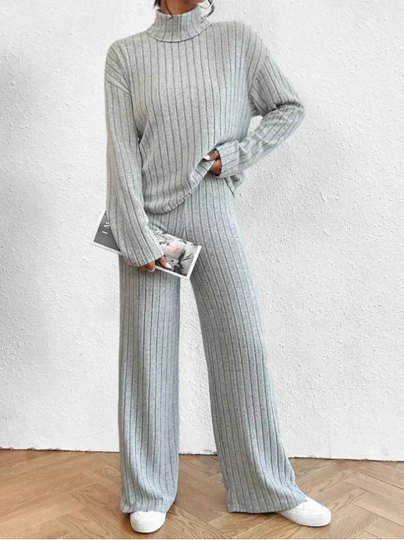 Noor Knit Turtleneck and Pants Set