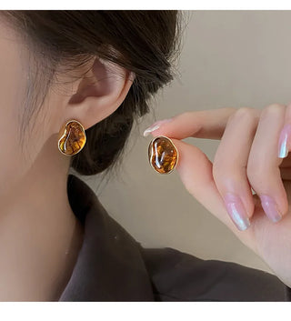 Micara - Tiger's Eye - Earrings