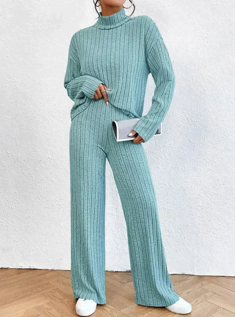 Noor Knit Turtleneck and Pants Set