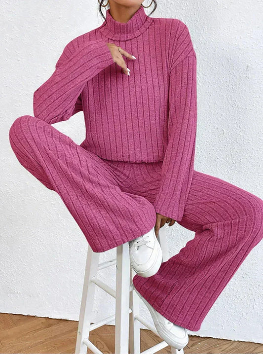 Noor Knit Turtleneck and Pants Set