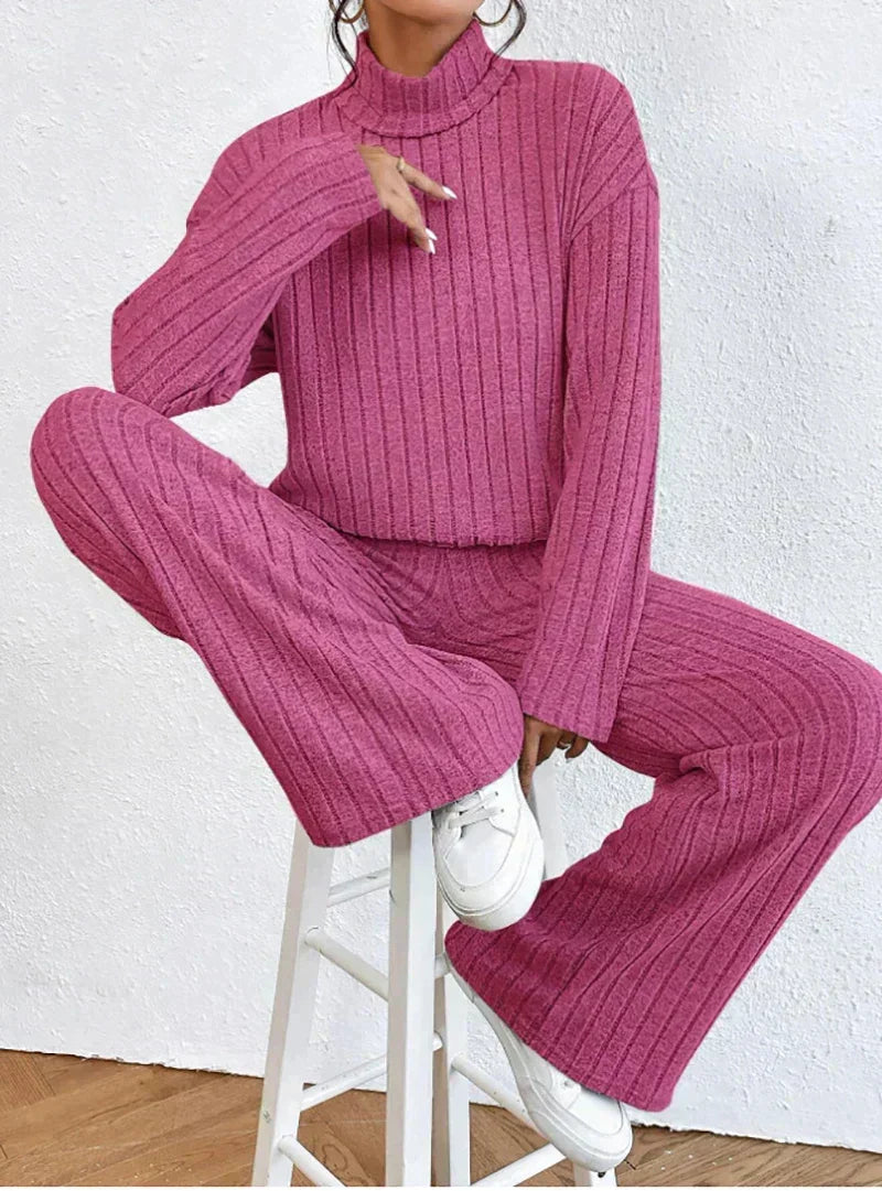 Noor Knit Turtleneck and Pants Set